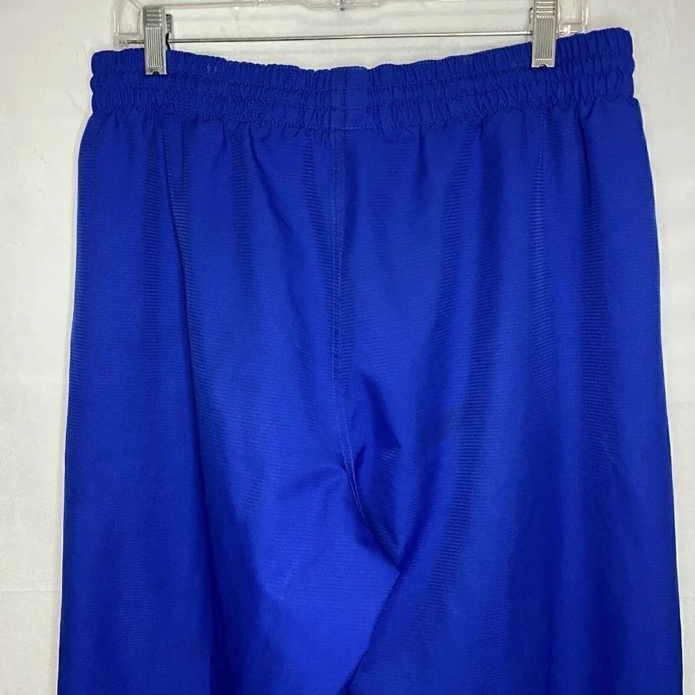 ADIDAS Mens Large (40x30) Blue Sweat Athletic Pants Excelllent Mesh Lining